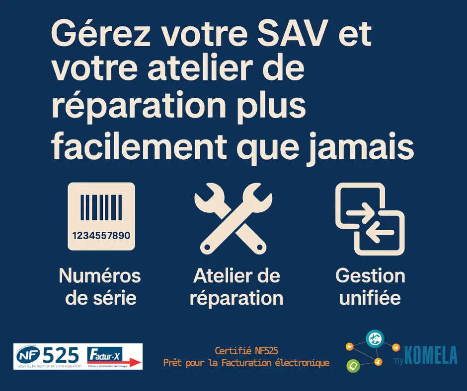 gestion du SAV et d'un atelier de réparation