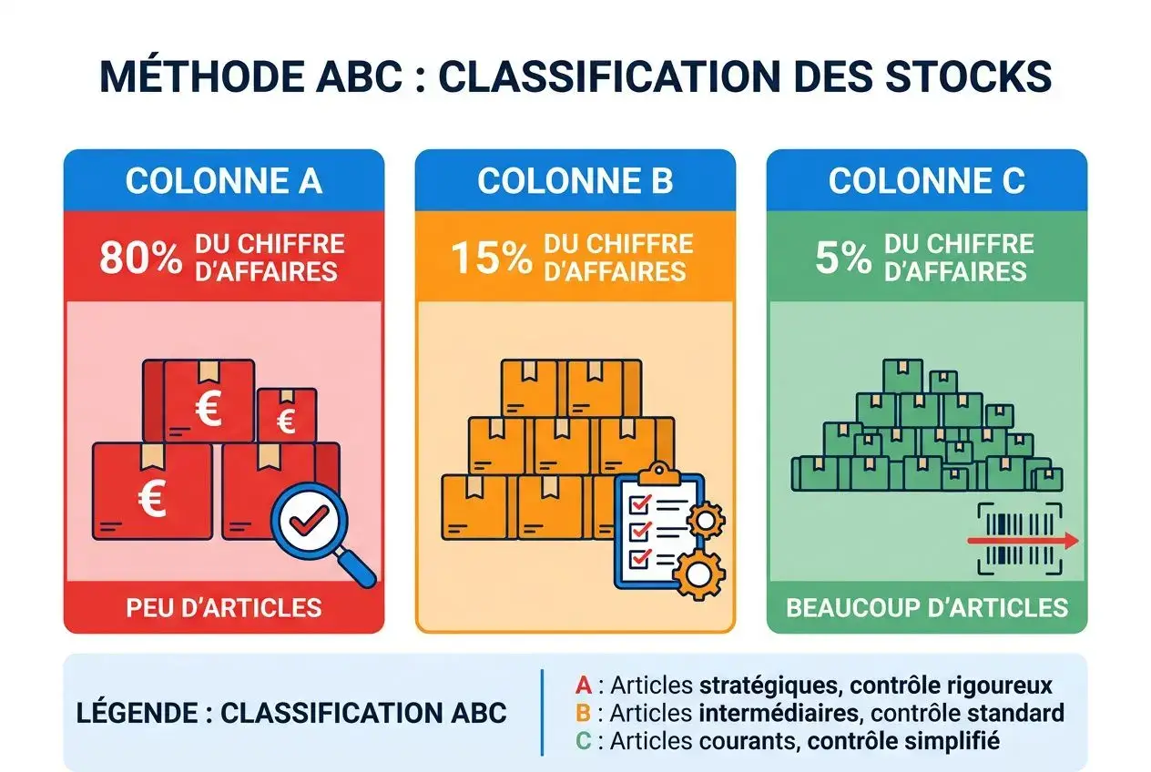 Méthode ABC gestion stocks