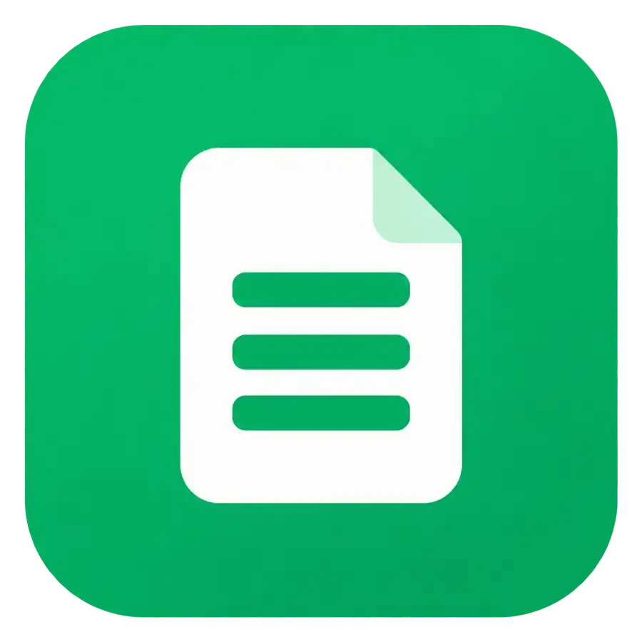 icone facture fournisseur fond vert