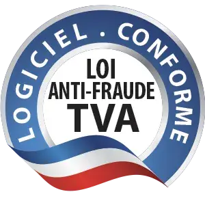 logo 100% conforme loi anti-fraude à la TVA